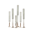 Complete LED Candle & Clear Holders- Table Set Up of 6 (add on rental)
